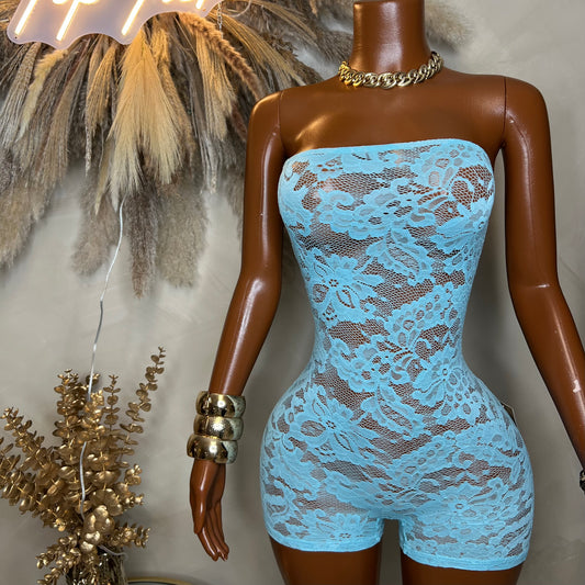 Talk To Me Nice Lace Romper