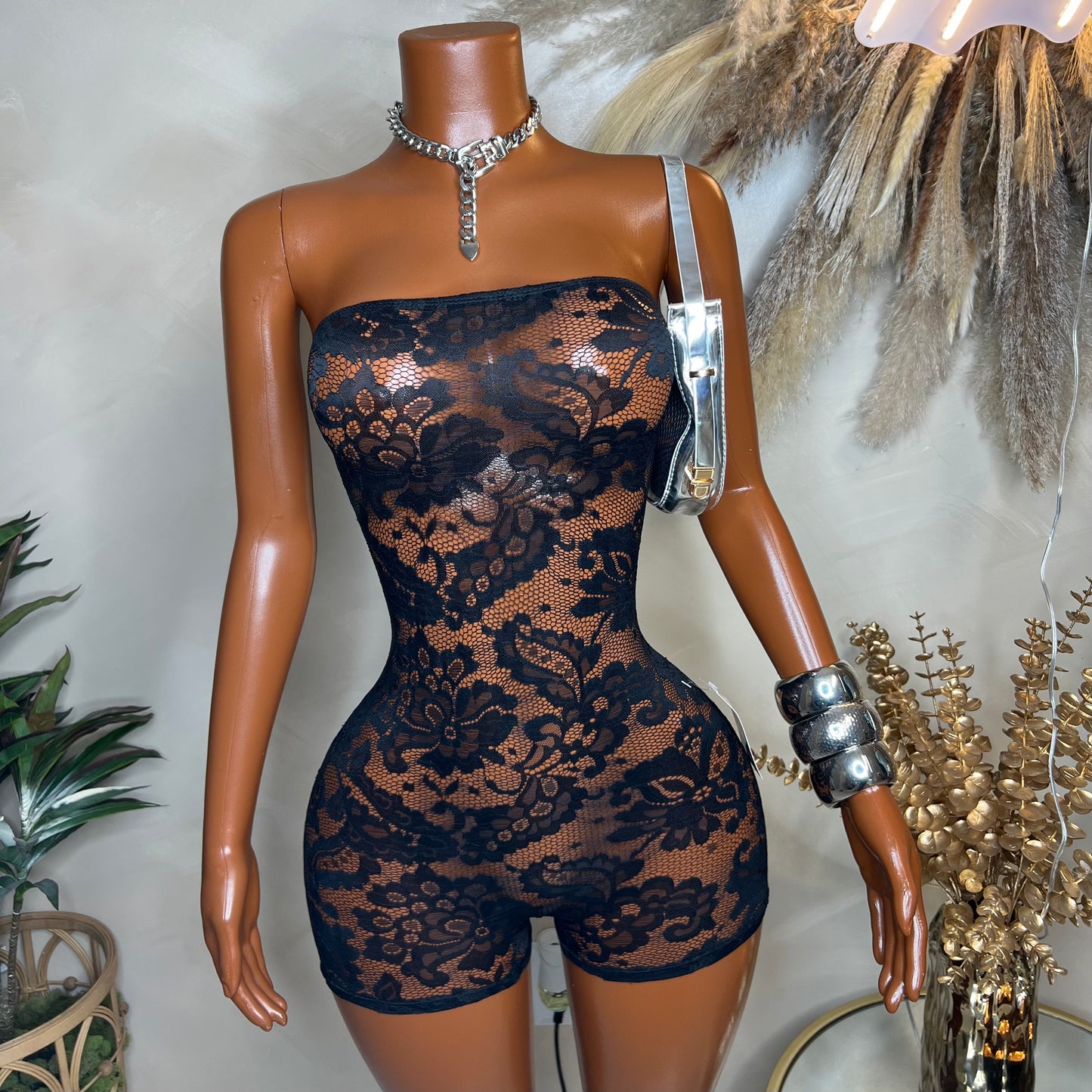 Talk To Me Nice Lace Romper