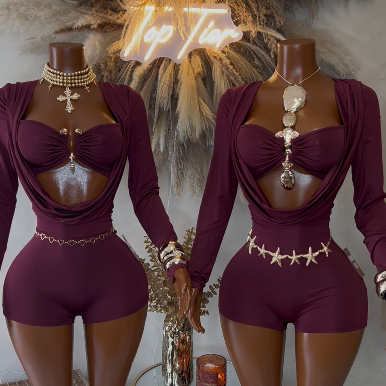 Fallin For You Romper