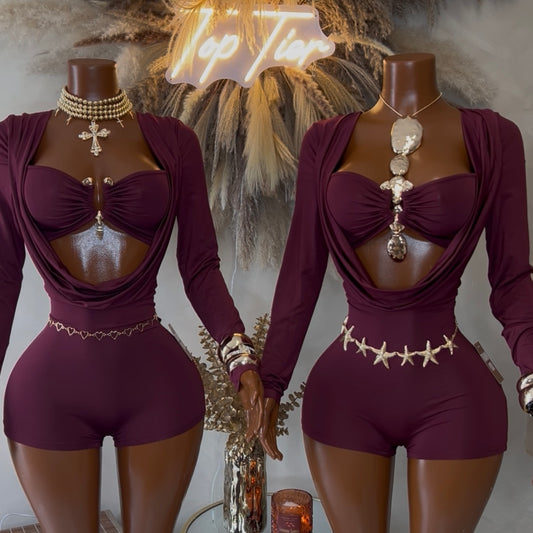 Fallin For You Romper